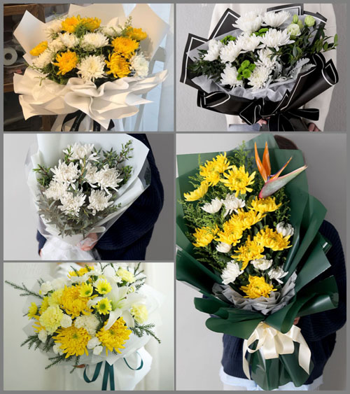 云南玉溪峨山县岔河乡白事花束代送